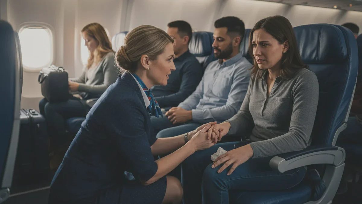 Una azafata con experiencia revela un método sencillo para superar el miedo a volar